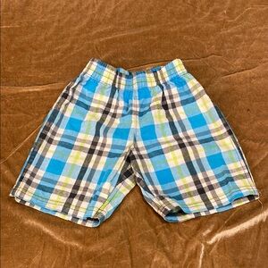 Healthtex Blue Plaid Kids Shorts